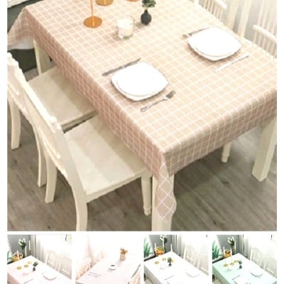 Picture of 1pcs Pvc Waterproof Oil Proof Colorful Dining Linen Cloth Protector Roll Pp Table Cloth(137x180cm) Multicolor 