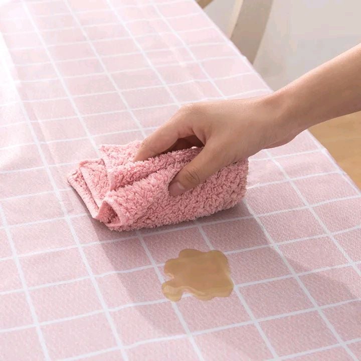 Picture of 1pcs Pvc Waterproof Oil Proof Colorful Dining Linen Cloth Protector Roll Pp Table Cloth(137x180cm) Multicolor 
