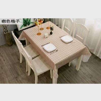 Picture of 1pcs Pvc Waterproof Oil Proof Colorful Dining Linen Cloth Protector Roll Pp Table Cloth(137x180cm) Multicolor 