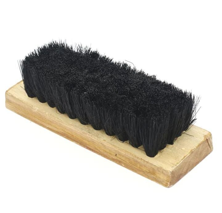 Picture of Shoe brush Wooden boot and shoe brush cleaner boot polish and color Brown 