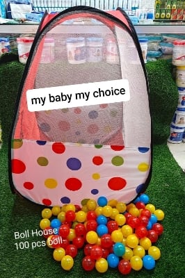 Picture of SPIDERMAN TENT PLAY HOUSE MEDIUM SIZE WITH 50 BALLS Multicolor 