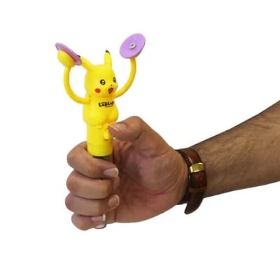 Picture of Pikachu Cartoons Toy with bouble Sale Hand for Kids Gift Yellow 