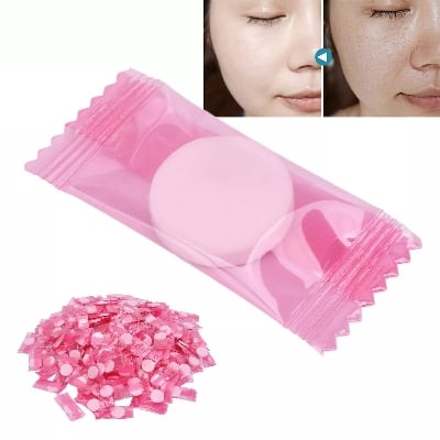 Picture of Compressed Facial Mask 10 pcs Compressed Face Mask tissue Individual  