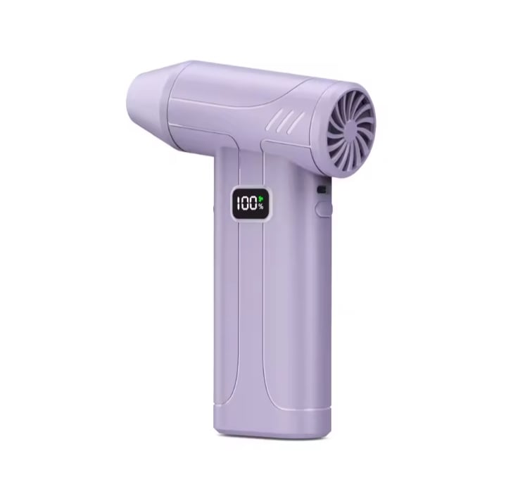 Picture of fan usbPortable Handheld Hair Dryer,USB Rechargeable Portable Blow Dryer Cordless,100000Rpm Duster,Power Electric Air Blower, for Yard Patio Car Lawn Cleaning Multicolor 