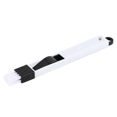 Picture of Multipurpose Nook Cranny Cleaning Brush Window and Keyboard Cleaning Brush with Dust Bucket White 