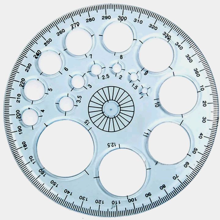 Picture of Multifunctional Geometric Ruler, Multifunctional Drawing Universal  
