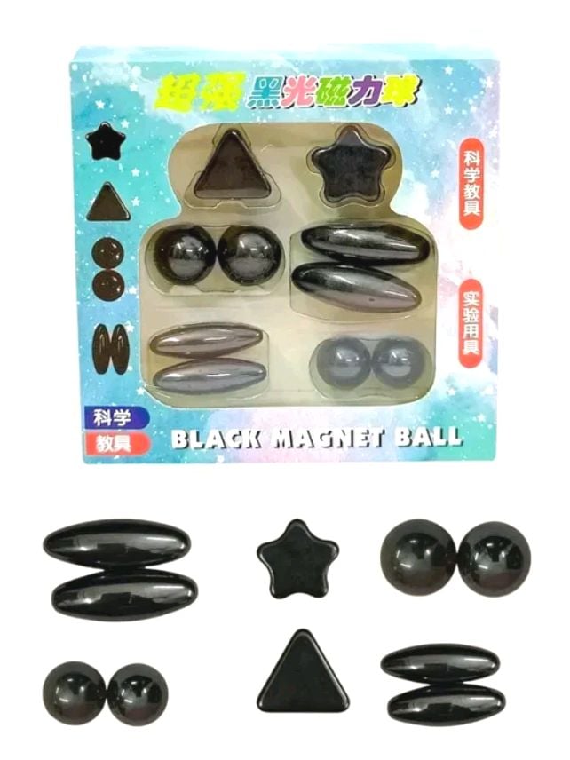Picture of 10 Scientific Tools Magnet Set Black Durable Educational Learning Kit Ideal for Kids Students Science Projects and Creative Classroom Activities Black 