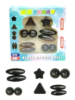 Picture of 10 Scientific Tools Magnet Set Black Durable Educational Learning Kit Ideal for Kids Students Science Projects and Creative Classroom Activities Black 