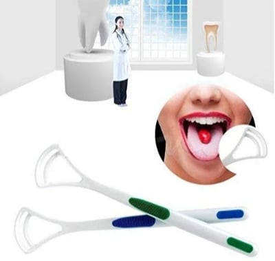 Picture of Tongue Scraper Cleaner Tongue Scrapers with Travel Handy Case for Adults, Kids, Healthy Oral Care, Easy Multicolor 