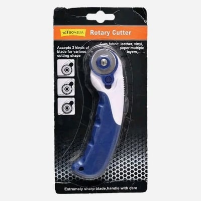 Picture of Rotary Cutter With Plastic Needle With 3 Defferent Kinds Of Blades 45mm - Blue
