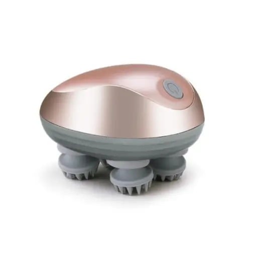 Picture of Scalp Massager Soft Silicone for Relaxing Scalp Massage, rechargeable Head Massager, and Hair Multicolor 