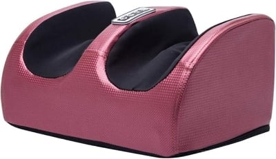 Picture of Electric Foot Massager Kneading Deep Tissue Relax Heated Roll Legs Feet Relief Fatigue Foot Massage Machine Red 