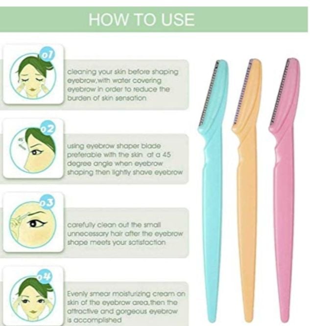 Picture of Hair Removal Razor for women & Girls [ Pack of 3 ] Multicolor 