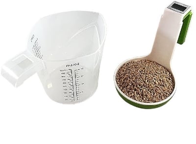 Picture of Kitchen Scale High-End Measuring Cup Scale Household Kitchen Scale High-Precision High-End Electronic Scale Food Scale Maximum Weighing 3KG Multicolor 
