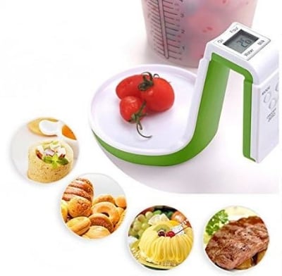 Picture of Kitchen Scale High-End Measuring Cup Scale Household Kitchen Scale High-Precision High-End Electronic Scale Food Scale Maximum Weighing 3KG Multicolor 