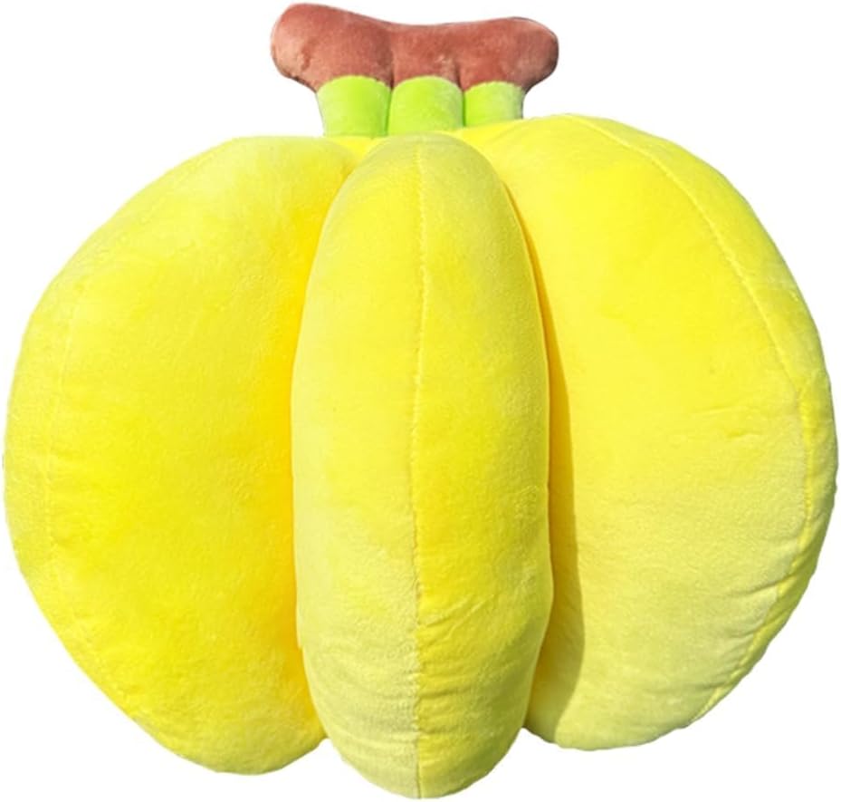 Picture of Banana Plush Pillow, A Bunch of Bananas Plush Stuffed Toy, Plushie Toy Banana Bunch Pillow Soft Toys for Kids, Huggable Plush Doll Toy for, Pillow for, Room Decoration Yellow 