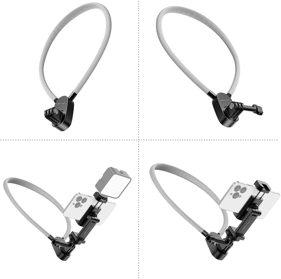 Picture of Hands-Free POV Neck Holder for SWearable POV Holder Compatible with GoPro, DJI Osmo Action, Insta360 – Adjustable & Lightweight Multicolor 