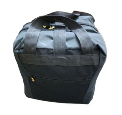 Picture of Foldable travel mattress bed with carry bag portable bed Travel mattress Comfortable And Portable One part single visitors small bag folding Bed Solution For Camping Trips and Travels,Tablig Jamat and Madrasa student Folding bed Black Single