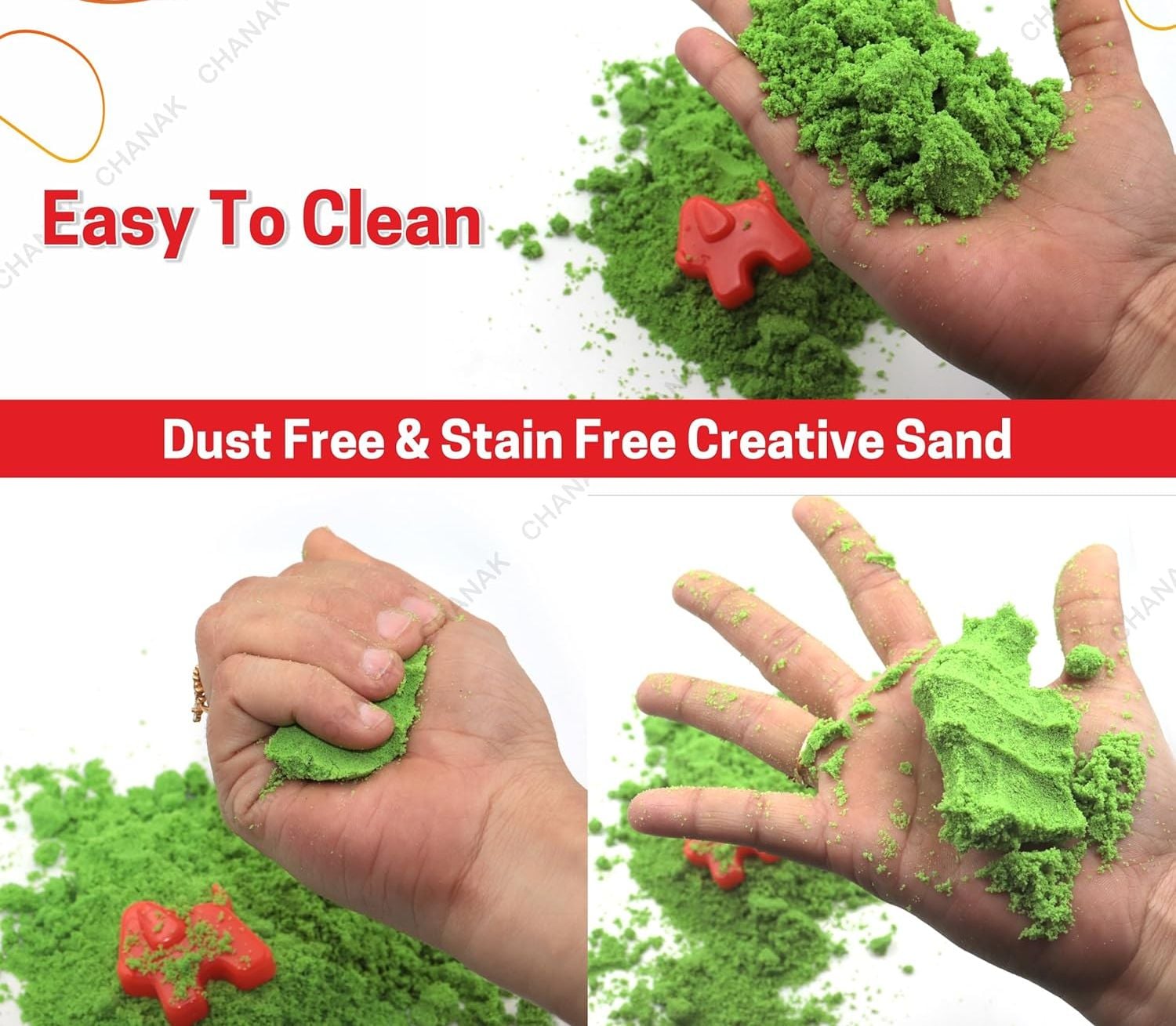Picture of Magic Artificial Sand 500GM | Moving Send | Kids Toys | Universe Amazing Active Magic Gluten Free Clay Sand Set Beach Amazing | Kids Play Space Multicolor 