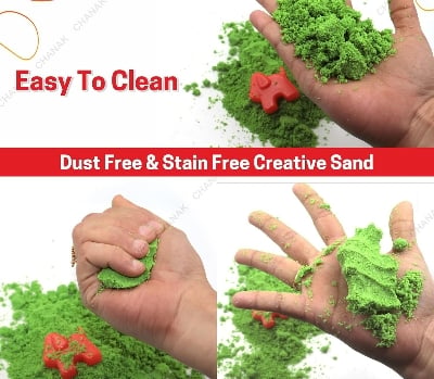 Picture of Magic Artificial Sand 500GM | Moving Send | Kids Toys | Universe Amazing Active Magic Gluten Free Clay Sand Set Beach Amazing | Kids Play Space Multicolor 