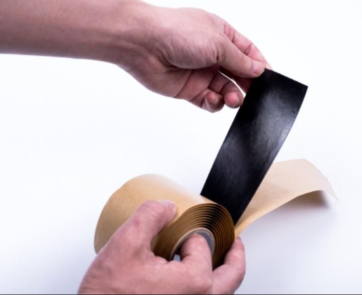 Picture of Self Fusing Rubber Mastic Tape for Electrical Insulating and Moisture Sealing Black 