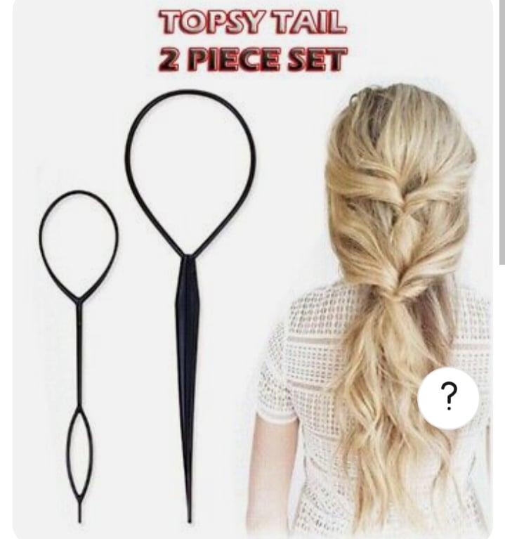Picture of Magic Pull Hair Needle Pull Pin Bun Hairstyle Maker Twist Tool Hair Hoop Stick  