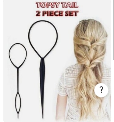 Picture of Magic Pull Hair Needle Pull Pin Bun Hairstyle Maker Twist Tool Hair Hoop Stick  