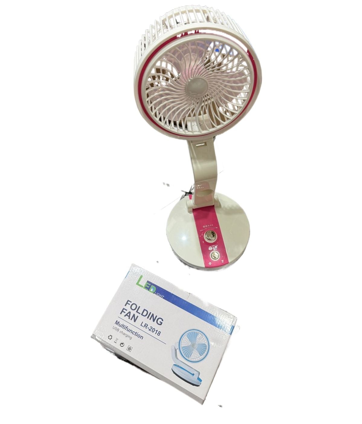 Picture of Folding Table Fan Multifunctional Cute fan stand folding Fan dask Fan Multicolor 