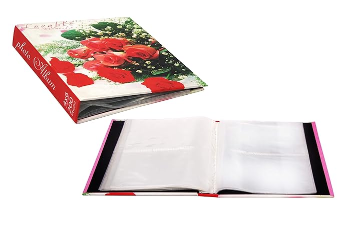 Picture of Photo Album Book 100 Photo Slip in Photo Album Book Image Memory Scrapbook Gift Multicolor 