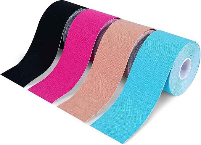 Picture of Kinesiology Tape - Kinesio Sports Cotton Elastic Adhesive Tape Muscle Pain Relief - Multicolor 