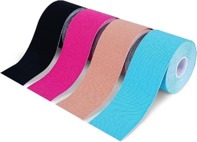 Picture of Kinesiology Tape - Kinesio Sports Cotton Elastic Adhesive Tape Muscle Pain Relief - Multicolor 