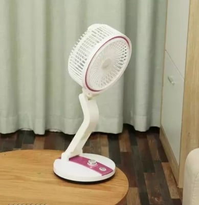 Picture of Student fan Rechargeable Folding Fan stand fan ac dc fan Multicolor 