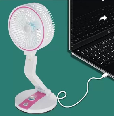 Picture of Student fan Rechargeable Folding Fan stand fan ac dc fan Multicolor 