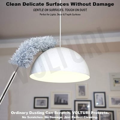 Picture of Flexible Extendable Duster for Cleaning Complicated Areas and ceiling fan, Microfiber Duster , Super Long Extendable Dusters Multicolor 