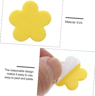 Picture of 100 Sheets Sticky Notes 3X 3 in Multicolor Star ,love ,flower Shaped Colorful Sticky Memo ,Funny Cute Self-Stick Removable Easy to Post for Office School,Business Home and Personal Use（100 Sheets/Pad) Multicolor 