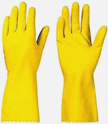 Picture of Rubber Latex Large Household Gloves For Cleaning - Multicolor 