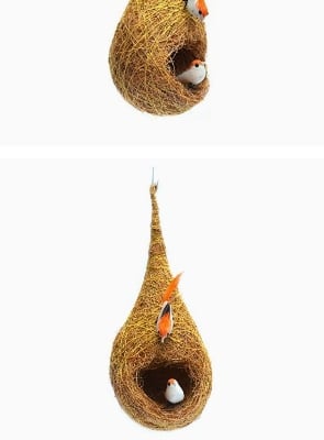 Picture of Handmade organic bird nest -1 PCS Babui Pakhir Basha Bird Nest Showpiece Home office decore - Furniture & Decor - Unrivaled in Genre- Delights  