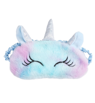 Picture of Sleep Mask Eye Mask Cute Plush Eye Cover Kids Sleeping Mask Cartoon Travel Rest Eye Shade Band Eye Patch Blindfold Sleep Aid Eyepatch