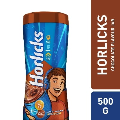 Picture of Horlicks Chocolate Flavour Jar 500g (Powder Drink)