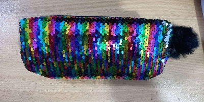 Picture of Flash Double-Sided Sequins Cosmetics Organizer Bag