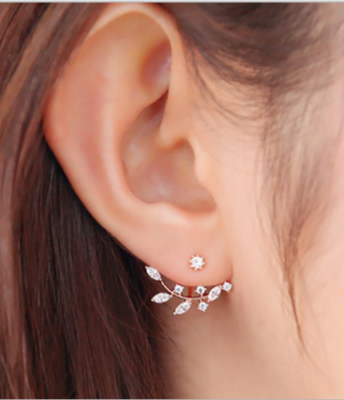 Picture of Stylish Fashionable Earring Leaf  For Women