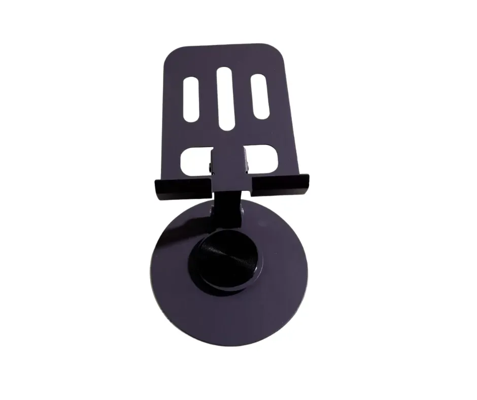 Picture of Premium Foldable Mobile Stand for Desk | ZY033 Metal Phone Holder for All Smartphones | Adjustable & Portable Mobile Accessories in Bangladesh