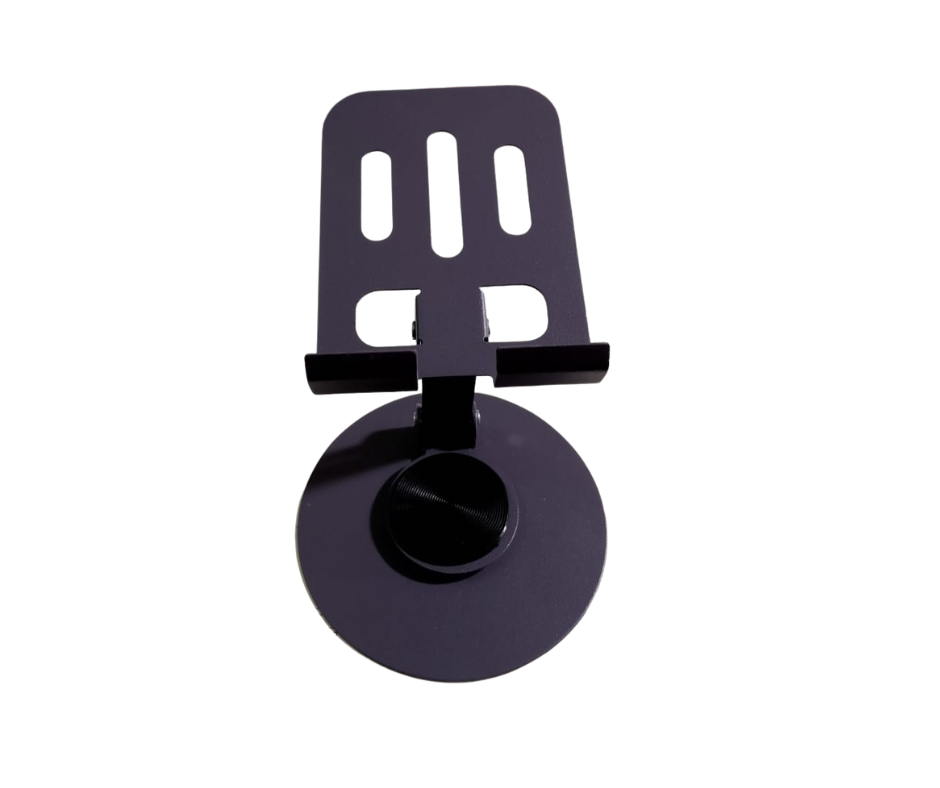 Picture of Premium Foldable Mobile Stand for Desk | ZY033 Metal Phone Holder for All Smartphones | Adjustable & Portable Mobile Accessories in Bangladesh