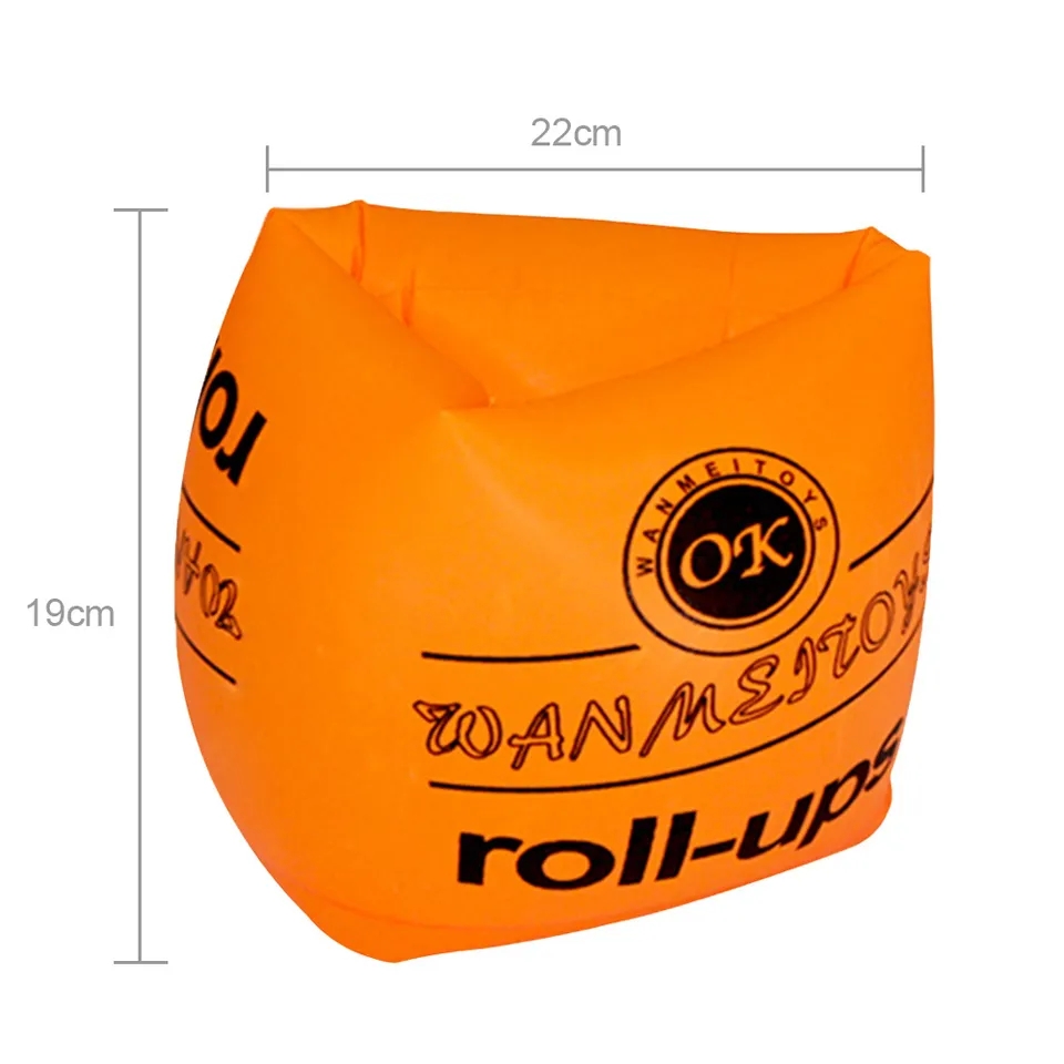 Picture of Kids Swimming Arm Ring PVC Inflatable Safety Durable Swimming Arm Band Rings Float Air Sleeves Circle Protect swimming safety-Blue