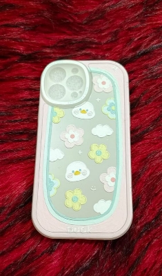 Picture of 1 Pc Mirror Style Case Cute Flower Soft Silicone Cover for Apple Mobile Phone Protective Case