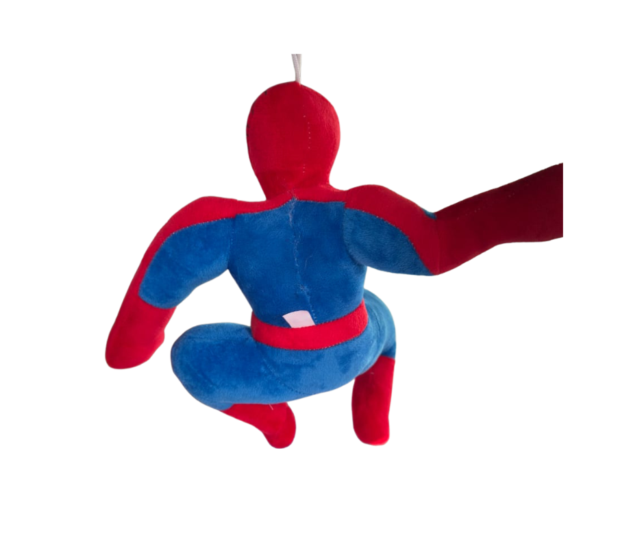 Picture of Superman Plush Doll 10 Inch | Soft Cotton Fabric Cartoon Toy for Kids | Red & Blue Stylish Hero Doll Gift | Baby Boys & Girls Toy BD