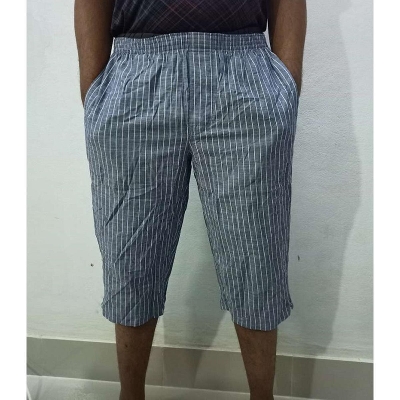Picture of 40-50 Size Export Quality Pure Cotton 3 Quarter Pants For Man