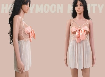 Picture of New Stylish fashionable Honeymoon Night dress for Women-Pink