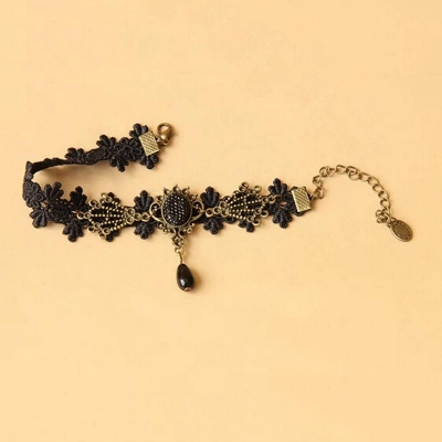 Picture of 1 Pc Girls Ankle Bracelet Foot Female Jewelry Women Barefoot Sandals Anklets for Women Gift For you-Black