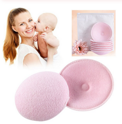 Picture of Washable Breatthable Absorbency Breastt Pads Anti-overflow Maternity Nursing Pad Baby Feeding Breasttfeeding Mom Necessary New 2020-2Pcs